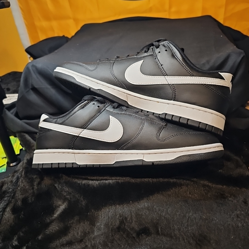 Size 13- 309. Nike Dunk Low Black Panda 2.0